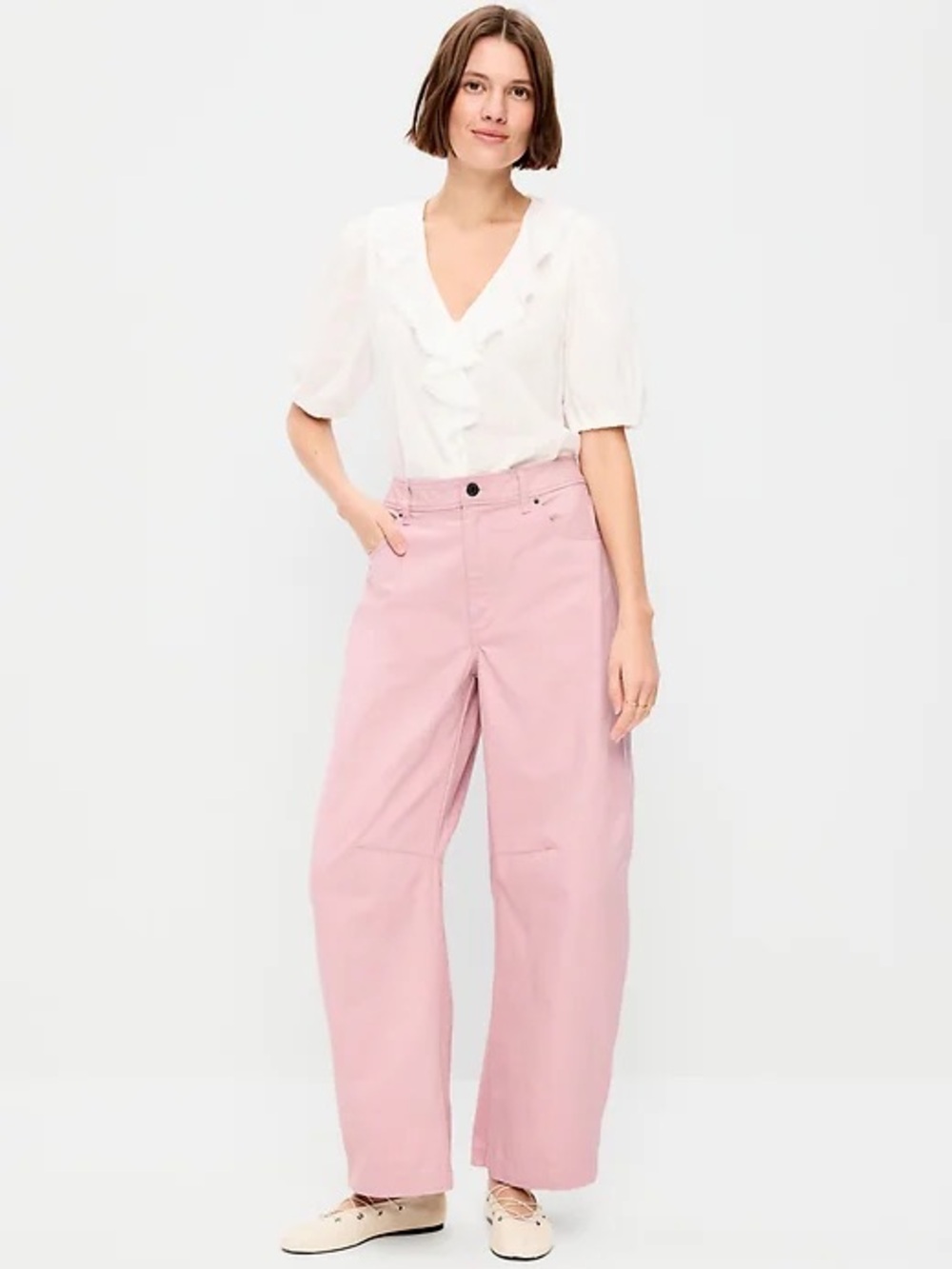 GAP Mid-Rise Barrel Chino Pants Tall Length NWOT